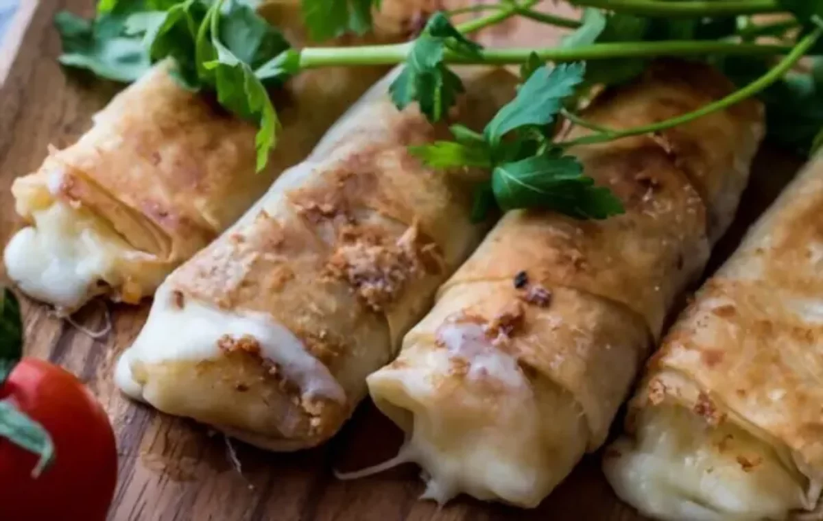 Receta de rollos de queso de Oporto