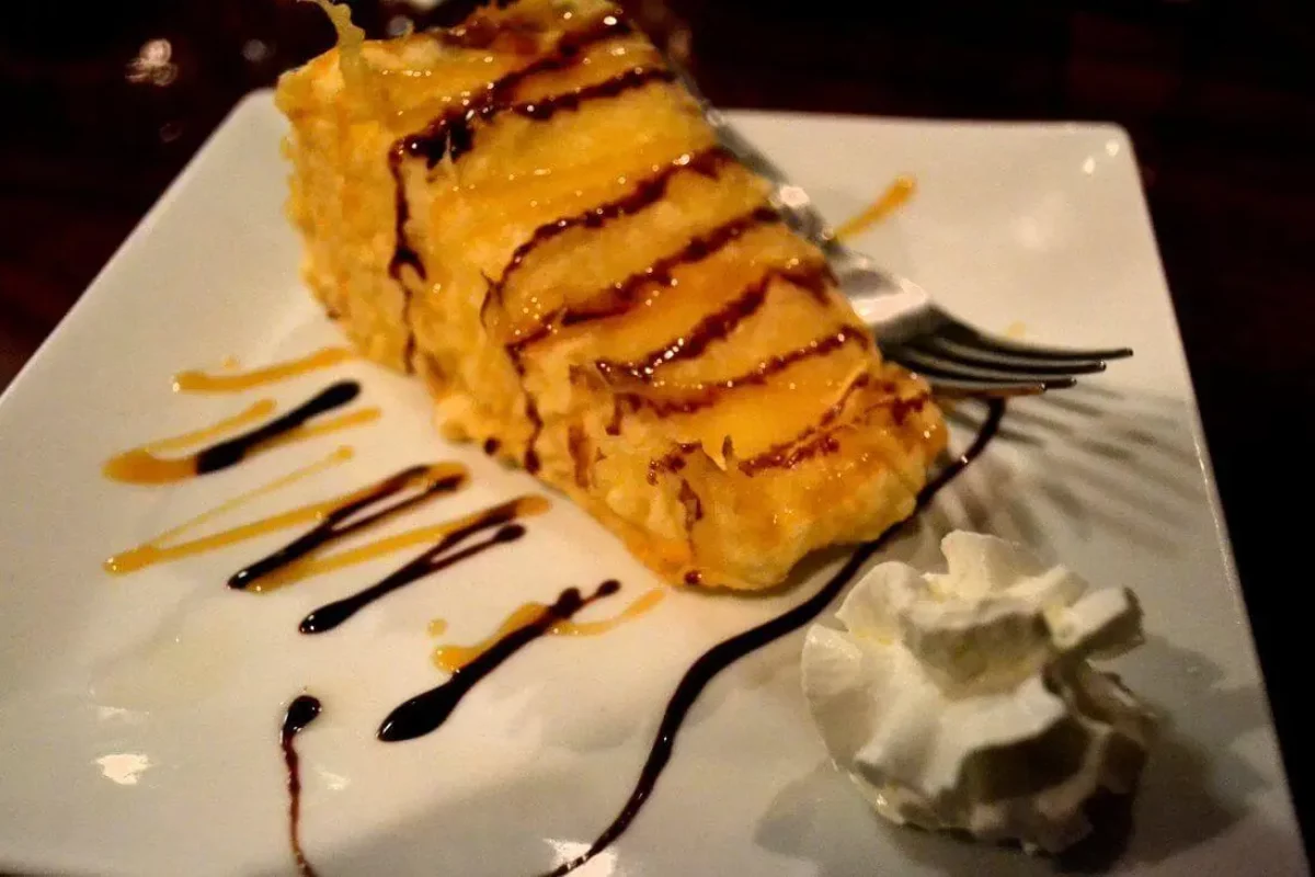 Receta de tarta de queso en tempura